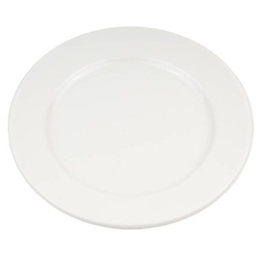 Beyaz arkaplanda beyaz plaka