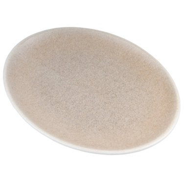 boş seramik plaka beyaz arkaplanda izole