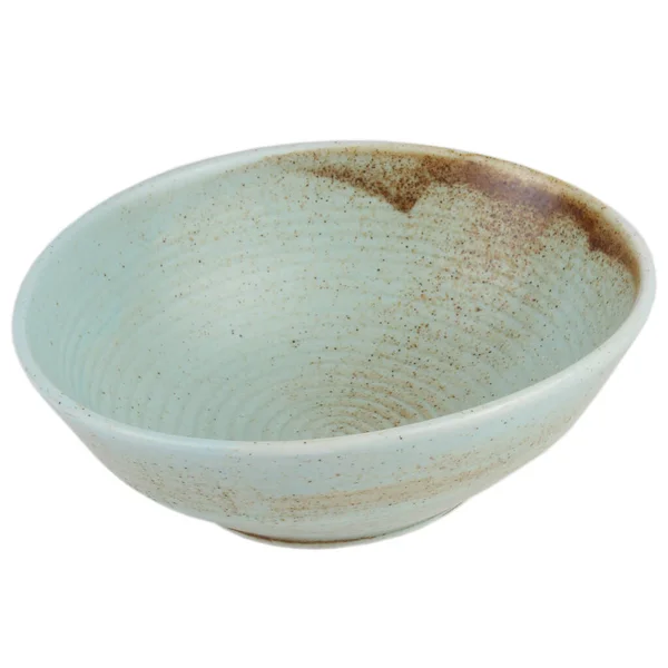 boş seramik plaka beyaz arkaplanda izole