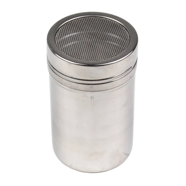 Powdered Sugar Shaker Isolated White Background — Stock Photo, Image