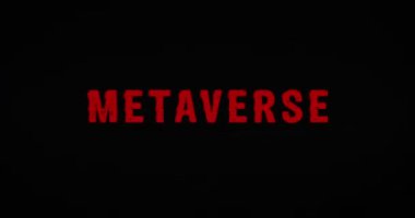 Metaverse with distorted and glitch effect seamless and loopable 3d rendering. Computer hacking, virus and security breach abstract concept. Noised retro tv style background.