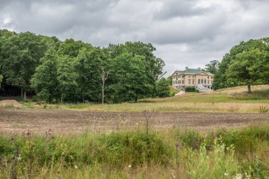 Göteborg, İsveç - 11 Temmuz 2021: Gunnebo Slott ve çevresi.