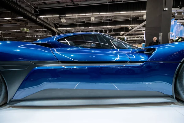 スウェーデンのヨーテボリ 2022年12月3日 Nio Ep9電動スポーツカーが展示されています — ストック写真