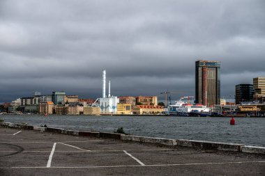Gothenburg, Sweden - november 13 2022: Exterior of office high rise Citygate at Garda.