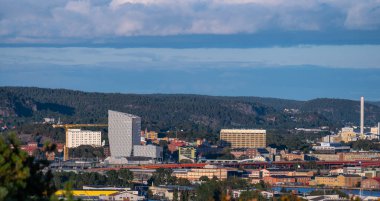 Gothenburg, Sweden - september 18 2022: Tall office buildings at Gamlestaden.