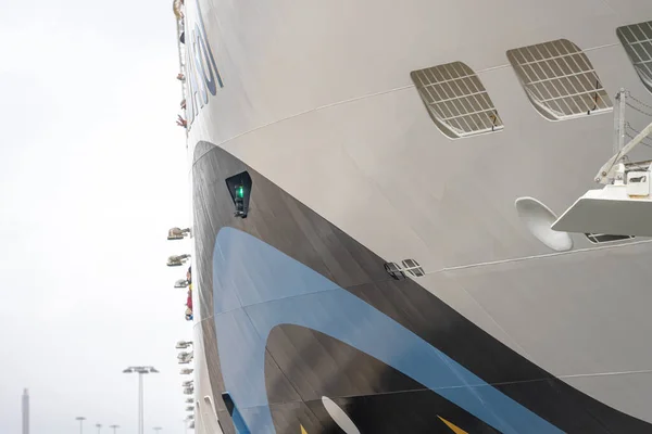 Gothenburg Sweden October 2022 Starboard Lantern Large Cruise Ship — Stock Photo, Image