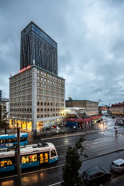 Göteborg Sveç Ekim 2022 Jarntorget Folkets Hus Hotel Draken — Stok fotoğraf