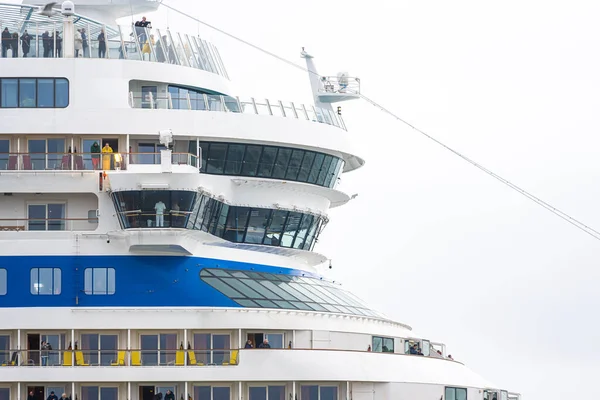 Gothenburg Sweden October 2022 Bridge Top Observation Deck Aida Cruise — Stock Photo, Image