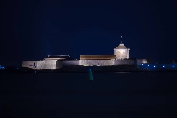2022年12月4日 瑞典哥德堡 哥德堡港口盆地的老堡垒Nya Alvsborgs Fastning — 图库照片
