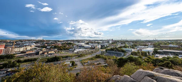 Göteborg Schweden September 2022 Blick Vom Ramberget Auf Die Stadt — Stockfoto