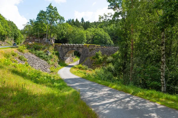 Kristiansand Νορβηγία Αυγούστου 2021 Γέφυρα Gjengesti Επίσης Γνωστή Knuden Κοντά — Φωτογραφία Αρχείου
