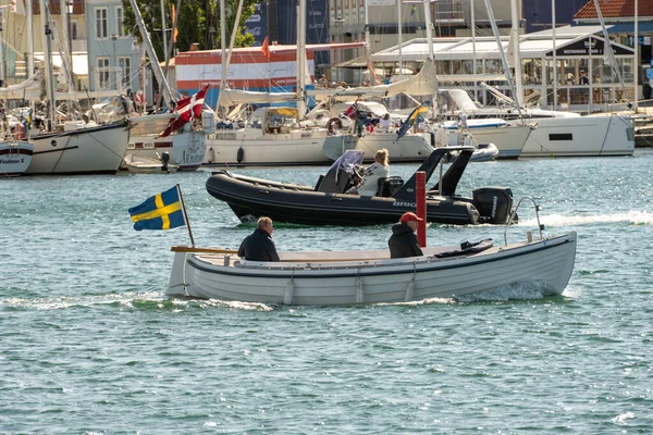 Kungalv Svédország Július 2022 Klasszikus Modern Hajók Mastrand — Stock Fotó