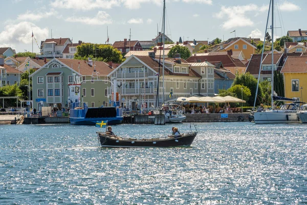 Kungalv Sweden July 2022 People Cruising Open Boat Summer Day — Stock Photo, Image