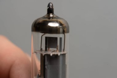 Gothenburg, Sweden - november 12 2022: Closeup of Philips PCL805 valve tube.