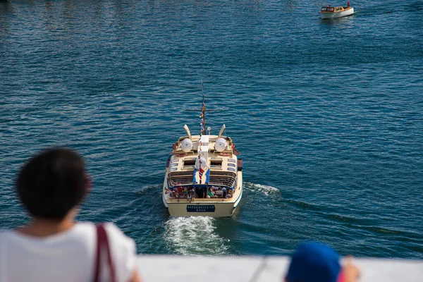 Oslo Noruega Julho 2014 Passenger Ferry Batservice Vii Saindo Porto — Fotografia de Stock