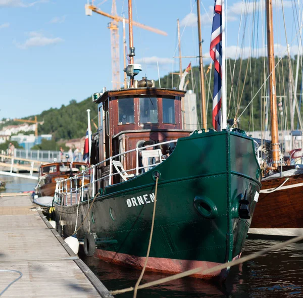 Oslo Noorwegen Juli 2014 Oude Kleine Metalen Sleepboot Ornen — Stockfoto