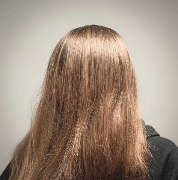 Portrait Long Haired Person — Stock Photo, Image