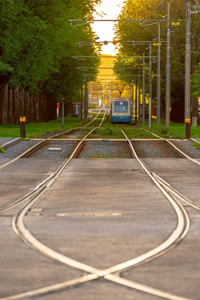 哥德堡 2020年7月20日 Alvsborgsgatan有轨电车 — 图库照片