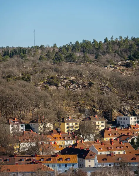 Göteborg Schweden April 2023 Mehrfamilienhäuser Anggrden — Stockfoto