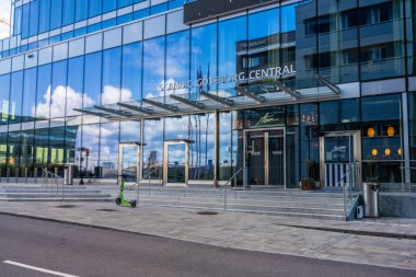 Göteborg, İsveç - 30 Temmuz 2023: Scandic Goteborg Merkez Oteli Girişi.