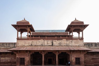 Fatehpur Sikri, the abandoned Mogul City, Uttar Pradesh, Northern India clipart