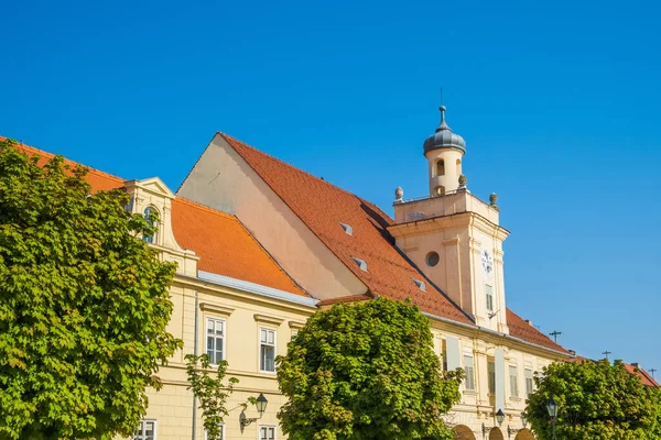 Place Sainte Trinité Tvrdja Vieille Ville Historique Osijek Croatie — Photo