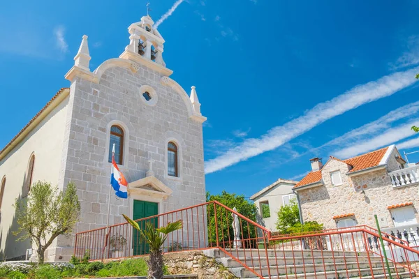 stock image Old church in town of Tribunj in Dalmatia, Croatia