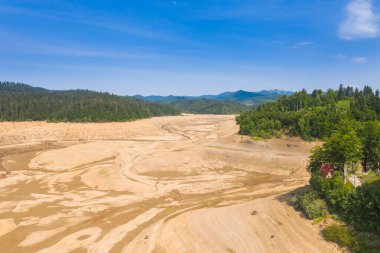 Hırvatistan 'ın Gorski Kotar kentindeki Lokvarsko Gölü Vadisi