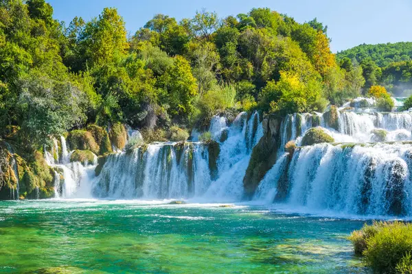 Amazing Skradinski Buk waterfall in Krka national park, Dalmatia, Croatia