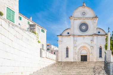 Hırvatistan 'ın Dalmaçya kentinin Sibenik kentindeki St. James Katedrali