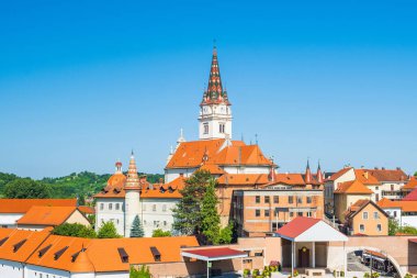 Hırvatistan 'ın Marija Bistrica kentindeki Kutsal Bakire Meryem Kilisesi, popüler katolik sığınağı