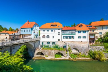 Skofja Loka Slovenya 'daki Sora Nehri