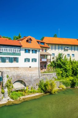 Skofja Loka Slovenya 'daki Sora Nehri