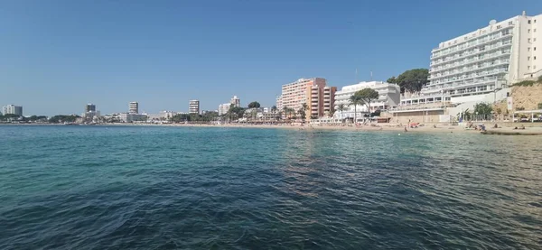 Landschap Kust Mallorca Stranden Magaluf — Stockfoto
