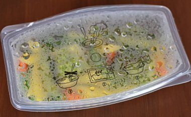  Mikrodalga plastik ambalajda yiyecek