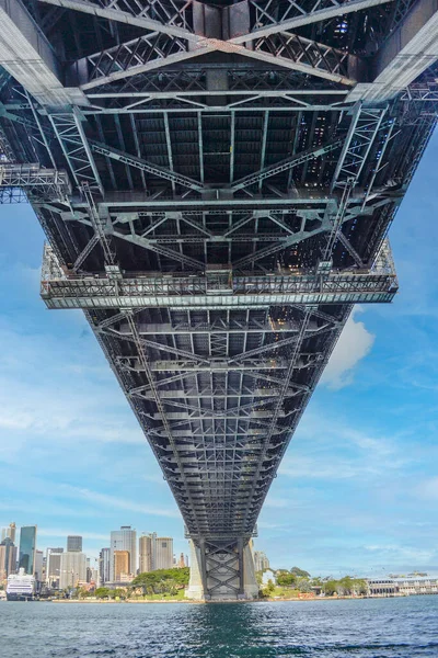 Most Portowy Sydney Australia Widokiem Most Naprzeciwko Obszaru Cbd — Zdjęcie stockowe