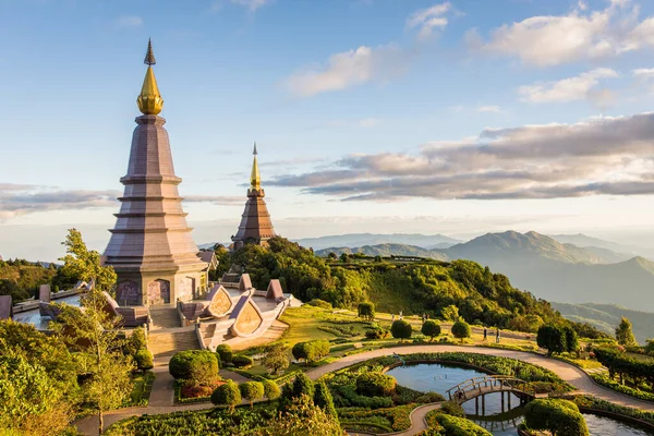 Temples on Doi Inthanon mountain, northern Thailand