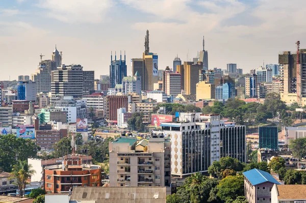 Nairobi skyline from a rooftop, Kenya