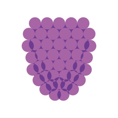 İzole edilmiş böğürtlen şekeri katıksız düz ikon vektör illüstrasyonu