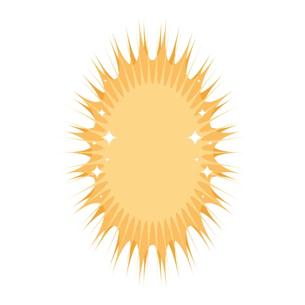 独立した黄色の聖なる明るいスケッチベクトルイラスト — ストックベクタ