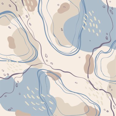 Colored neutral color background with watercolor effect Vector illustration