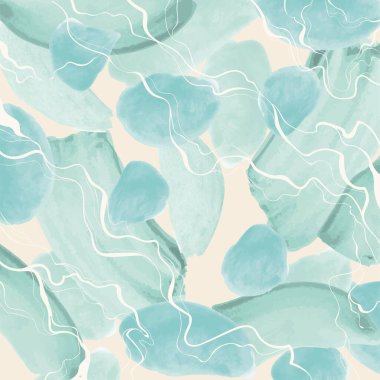 Colored neutral color background with watercolor effect Vector illustration