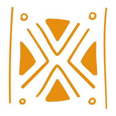 Isolated afro american culture symbols Vector illustration