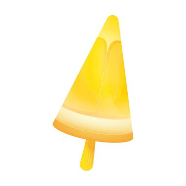 İzole edilmiş renkli buzlu çubuk çizim simgesi Vektör illüstrasyonu