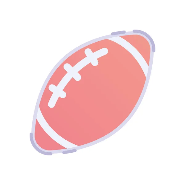 Isolée Icône Ballon Football Coloré Illustration Vectorielle — Image vectorielle