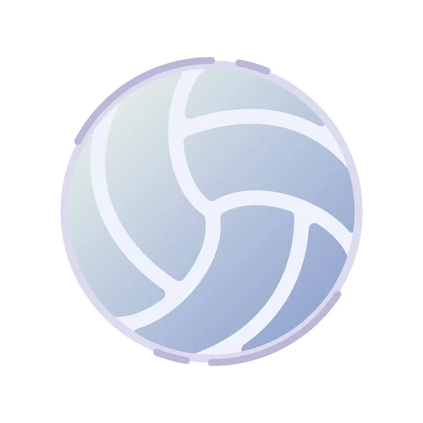 Icono Bola Voleibol Color Aislado Ilustración Vectorial — Archivo Imágenes Vectoriales