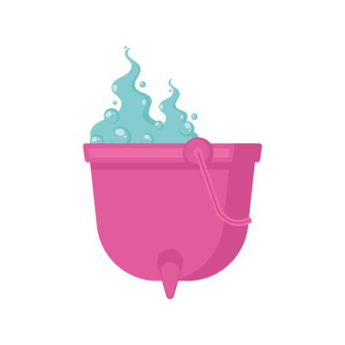 İzole cadılar bayramı cadı kazanı simgesi Vektör illüstrasyonuName