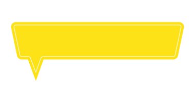 Boş çizgi roman sohbet vektörü illüstrasyonuName