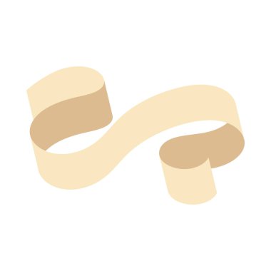 Renkli boş kurdele Vektör illüstrasyonu