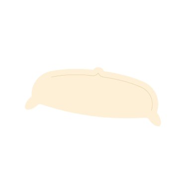 İzole edilmiş renkli yastık simgesi Vektör illüstrasyonu